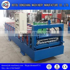 Trapezoidal IBR Coated Zinc Sheets Roll Forming Machine thumbnail-1