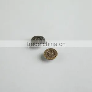 High Quality Custom Design Metal Jeans Button thumbnail-2