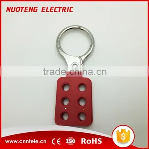 AH12 Aluminum Six Hole Lockout Hasp 1.5 - 38MM thumbnail-5