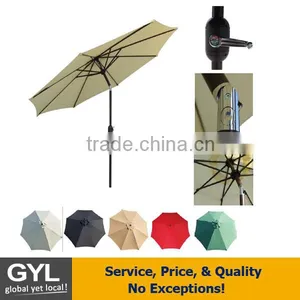 Aluminum Umbrella With Auto Tilt,outdoor Umbrella,garden Parasol Umbrella thumbnail-1