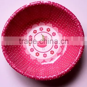 7" Disposable Logo Printing Rice Paper Water Bowlrice Paper Water Bowl thumbnail-4