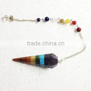 7 Chakra Pendulum for Sale | Chakra Healing Pendulum thumbnail-1