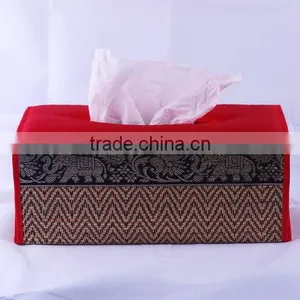 Rectangular and Eco-friendly Bamboo Tissue Box thumbnail-1