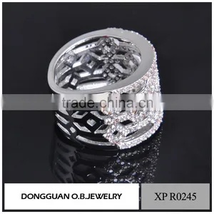 Fashion Ring Finger Rings Photos, Latest Wedding 2 Gram White Gold Ring Charm Jewelry thumbnail-6