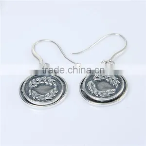 Black Antique Jewelry Thailand Silver Vogue Jewelry Earrings thumbnail-5