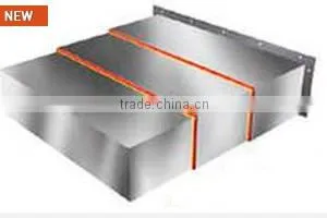 Stainless Steel Sheets Accordion Protection Telescopic Cover for Slideways thumbnail-1