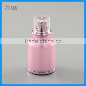 Round Cosmetic Acrylic Lotion Pump Bottle thumbnail-5