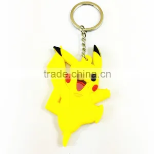 Newest Design Animation Shaped Rubber Key Ring Wholesale Key Chain Manufacture thumbnail-4