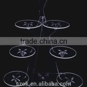 4 Tier Acrylic Wedding Cupcake Stand thumbnail-1