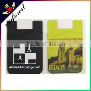 Promotional Advertising Novelty Cell Phone Silicone Smart Wallet,adhesive Silicone Card Holder thumbnail-1
