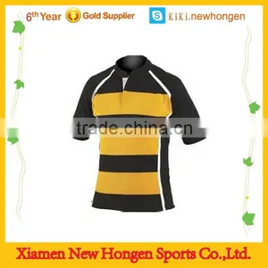 Best Selling Digital Printing Sublimated Team Set Rugby Jersey Striped thumbnail-1