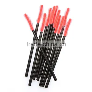 50Pcs One-off Eyelash Curler Sizable Pack Black Knife Shape Disposable Professional Brush Silicone Head Lash Brush thumbnail-3
