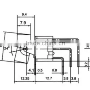 Miniature Rocker Lever Handle Switch thumbnail-2