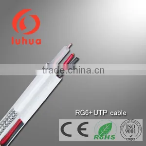 Best Selling Coaxial Cable RG6 With UTP Cable for CATV CCTV MATVmultimedia Ethernet Satellite System With CE RoHS Approved Linan thumbnail-1