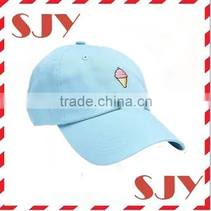 Custom Embroidery Low Profile 6 Panel Short Brim Baseball Cap thumbnail-2