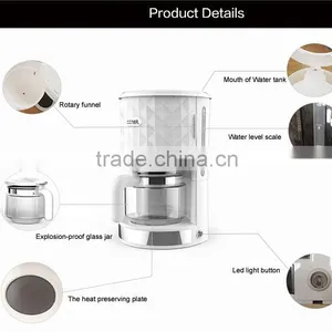 Coffee Machine/10-12cup Special Diamond Desigh Electric Drip Coffee Maker Auto Cut-off With CE, CB, GS, ROHS, EMC, LFGB thumbnail-6