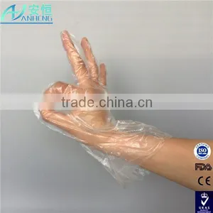 100 Disposable Gloves Plastic Cleaning Gardening Garden Home Medical Salon PE Gloves thumbnail-1