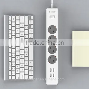 ORICO Overload Over Voltage Over Current Short Circuit Protected 4 Gang 4 USB Extension Socket Usb eu With Surge Protector thumbnail-5
