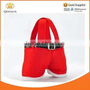 Christmas Tree Table Decoration Gift Toy Wedding Candy Handbag Santa Pants Treat Bag thumbnail-1