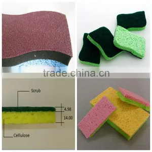 Durable Cellulose Sponge For Kitchen Cleaning Factory thumbnail-1