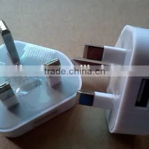 USB uk Plug for Iphone Power Adapter thumbnail-2