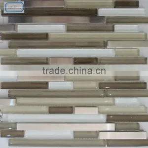 Microcrystal Glass Mix Stone Mosaic Tile 14BS45 thumbnail-4