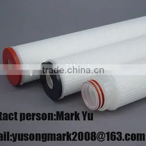 Food Grade PP/PES Pleated Filter Cartridge for Water/juice/wine/beverage/beer/drinking Making With Good Price thumbnail-2