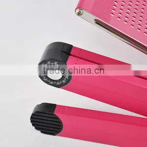Hot Sale Portable Folding Laptop Table,angle and Height Adjustable Folding Laptop Desk thumbnail-3