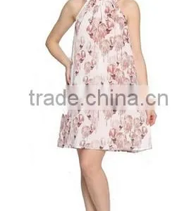 Sleeveless Ladies House Dress Digital Printed House Dress thumbnail-1