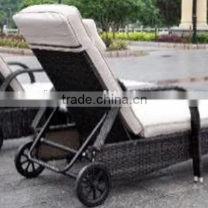 Wholesale Hot Selling Best Rattan Reclining Outdoor Lounge Chair With Cushion thumbnail-1