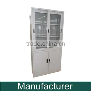 Glass Door Steel Data File Cabinet thumbnail-1