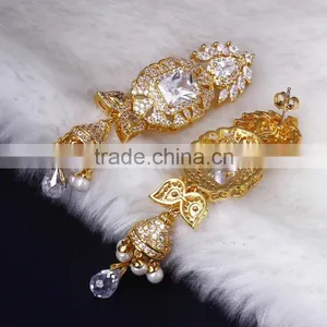 Wholesale African Costume Jewelry Set,gold Filled Jewelry Set thumbnail-3