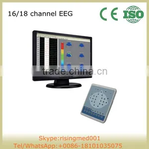 CE*ISO*FDA 16 /18 Channel Digital EEG Brain Waves Device Electroencephalo-graph Electroencephalogram thumbnail-1