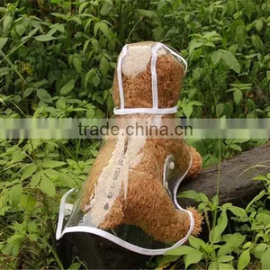 Transparent Soft Animal Waterproog Raincoat for Dog and Cat thumbnail-2