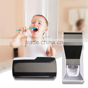 Dustproof Toothpaste Dispenser and Toothpaste Squeezer Kit Kid's 5 Toothbrush Holders thumbnail-5