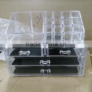 Wholesale Clear Cosmetic Acrylic Makeup Organizer Cosmetic Multifunctional Storage Box thumbnail-2