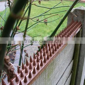 Brown Plastic Anti Intruder Pigeon Cat Bird Fence Wall Defender thumbnail-1