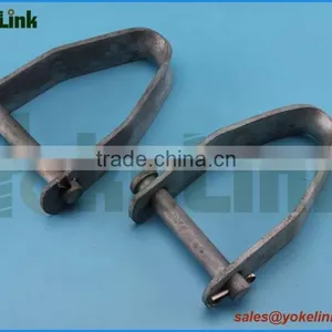 Single Spool D Iron Bracket for Pole Line Hardware thumbnail-4