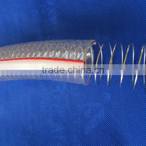 PVC Spiral Transparent Spring Pipe Steel Wire Reinforced Hose thumbnail-3