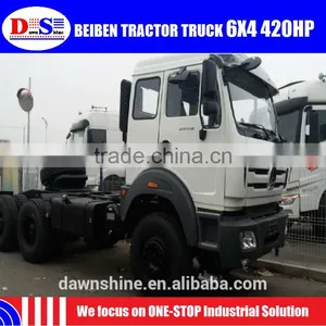 North Benz WEICHAI Engine 420hp 6x4 10wheels BEIBEN Tractor Truck thumbnail-2