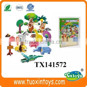 3D Animal Puzzle Dinosaur Designs Intelligent Toys for Kids 62pcs thumbnail-6