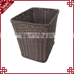 Wholesales Chinese Supplier PE Rattan Plastic Laundry Basket for Dirty Clothes thumbnail-4