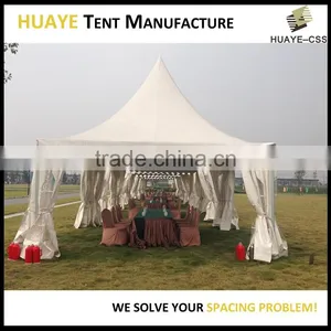 3X3m White Pvc Cheap Chinese Pagoda Party Event Tents thumbnail-1