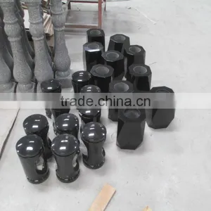 Shan'xi Black Granite Stone Lattern for Gravestone thumbnail-2