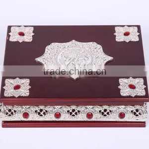 Metal and Wood Muslim Bible Box , Quran Box thumbnail-1