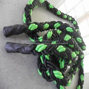 8 Strand PP Rope Black and Green thumbnail-1