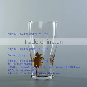 Custom Printed Ice Glass Beer Cup Drinking Cup Beer Glass Cup Manufacturers thumbnail-5