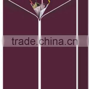 Store More Bedroom Fabric Wheeled Wardrobe Cloth Closet thumbnail-2