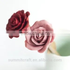 Romantic Pink 3D Pottery Rose Gift Unique Gift Ideas thumbnail-2