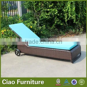 Resin Rattan Sun Lounger With Wheels Hartman Sun Lounger thumbnail-1